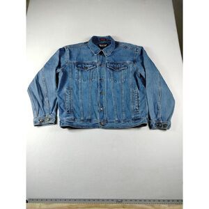 Denim Gear Jean Trucker Jacket Men's‎ XL Blue Classiccore Normcore Work Wear